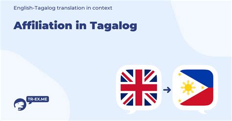 affiliation to account holder tagalog|Translate 'affiliate' into Tagalog: meaning & definition .